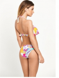 Floral Frill Bikini Set