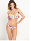 Floral Frill Bikini Set